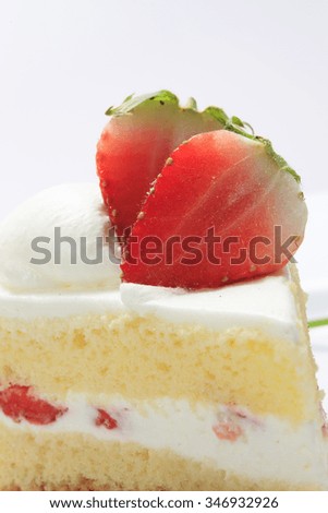 Strawberry, cake