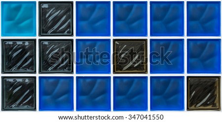 Glass brick background, wallpaper, texture to be used in architecture designs