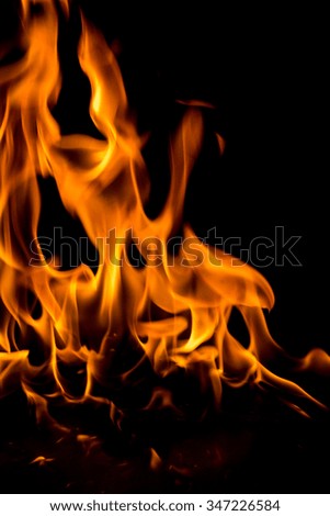 Natural blaze fire flame texture background