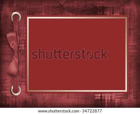 Abstract background with card for greeting or congratulation with bow