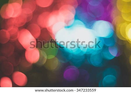 Festive background with defocused lights