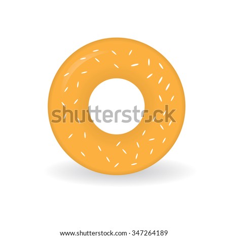Isolated bakery icon on a white background