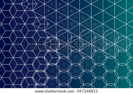 Sacred geometry symbols and elements background. Alchemy, religion, philosophy, astrology and spirituality themes