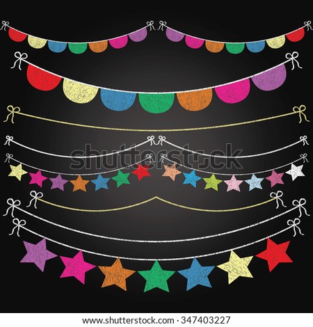 Chalkboard Bunting Banner Collection