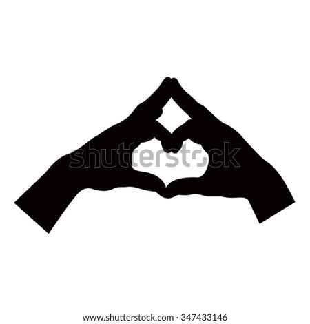 human hand silhouette 