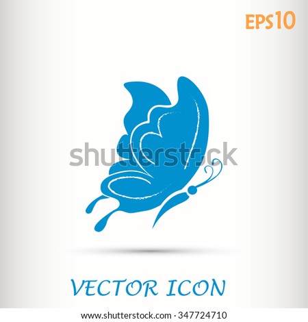butterfly vector icon