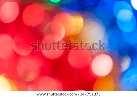 Colorful background with defocused lights - raster version