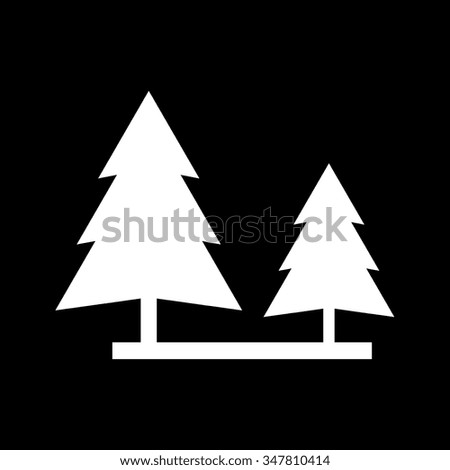 Pine icon . Vector illustration