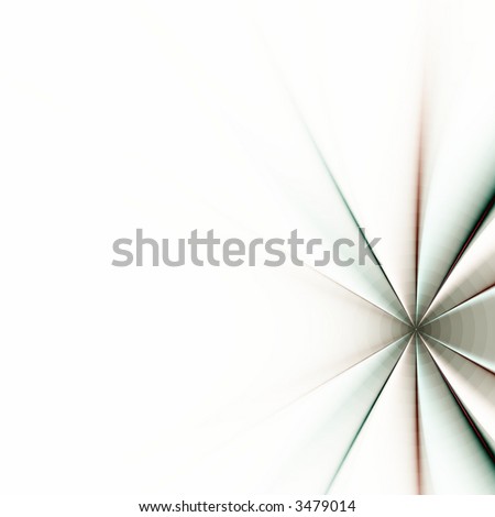 Fractal rendition of star with copy-space to left
