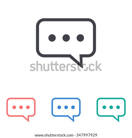 comment icon Royalty-Free Stock Photo #347997929
