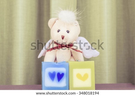 love and bear and teddy and valentines and cute