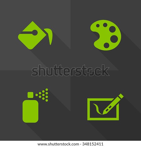 Vector Flat Icons - Graphics