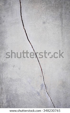 Grunge concrete cement wall with crack textrue background