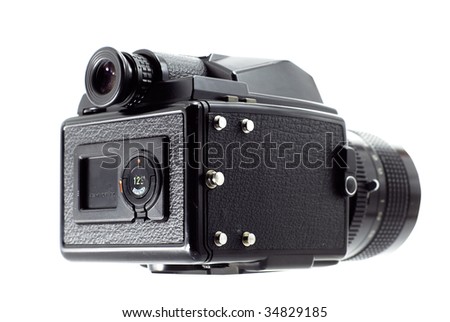 It is old classic 645 medium format camera.