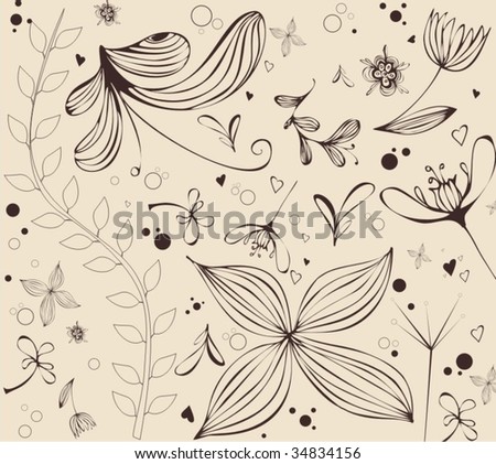 vintage floral patterns