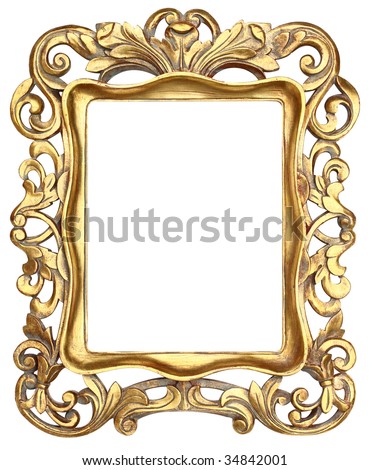 Gold Scroll Picture Frame
