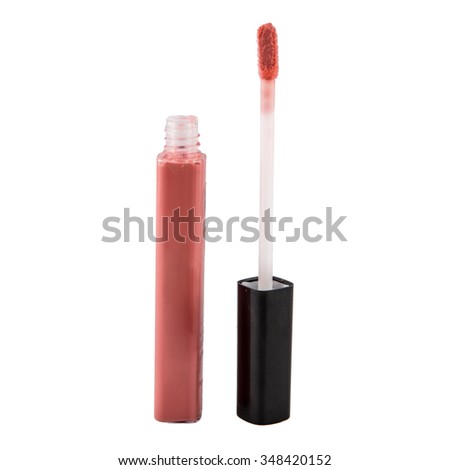 lip gloss isolated on white background