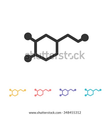 dopamine icon. vector illustration