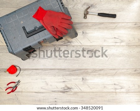 A studio photo of a protective work glove
