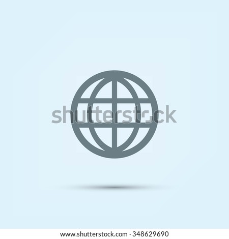 globe vector icon