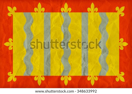 Cambridgeshire flag pattern on paper texture,retro vintage style