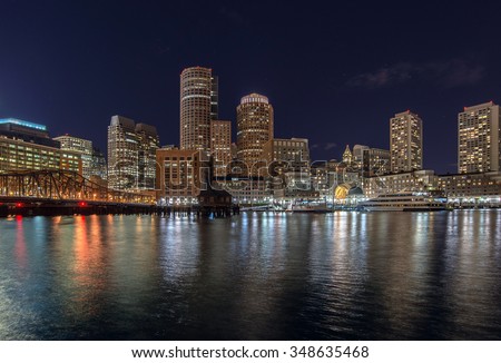 city view of Boston, Massachusetts, USA
