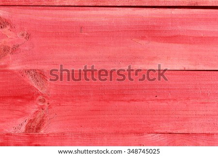wood texture, painted in red color