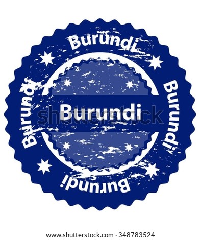 Burundi Country Grunge Stamp