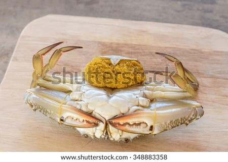 egg horse crab 
