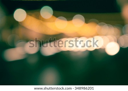 City lights blurred bokeh background