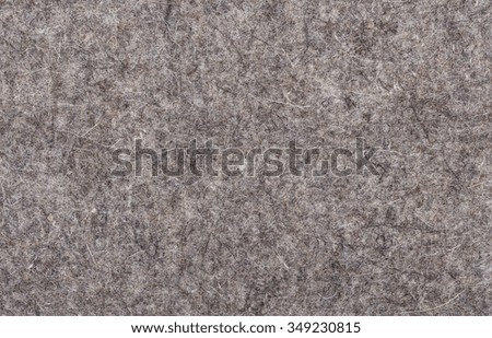 macro of grey felt texture for backgrounds