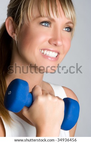 Smiling Fitness Woman