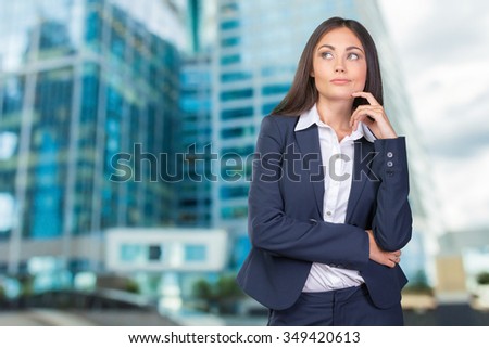 Business Woman Smiling