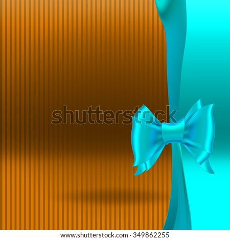 blu bow ribbon gift vector pattern background texture for design