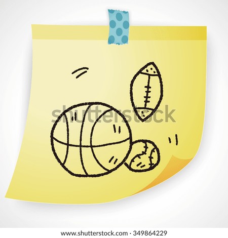 sport ball doodle