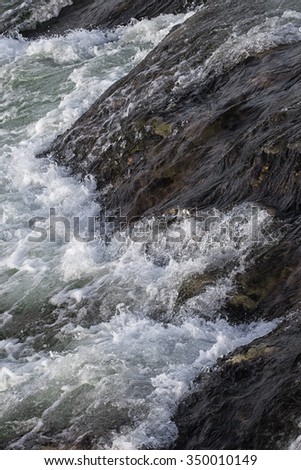 Rapid stream among rocks, Kola peninsula, northern Russia