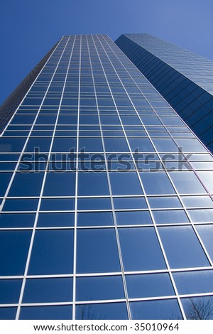 close up of modern building / abstract architectural background