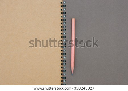 book and pencil background