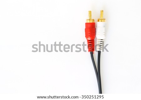 cable media tv on white background