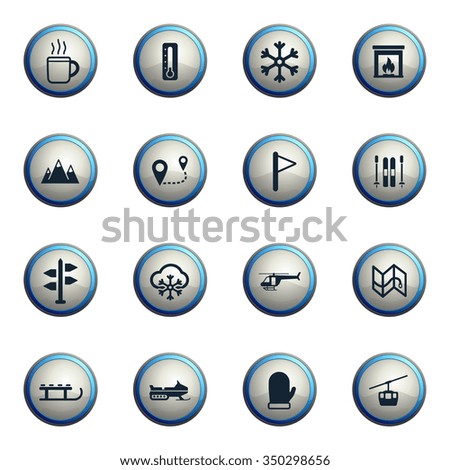 Skiing  chrome icons for web