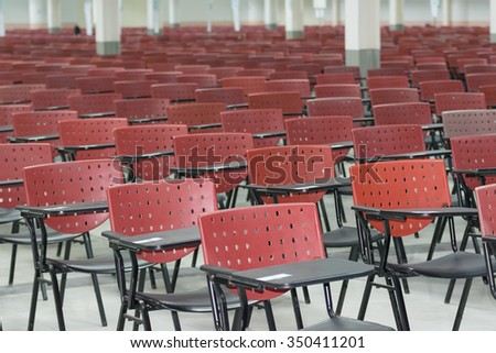 Empty exam room for appoint to study or work Royalty-Free Stock Photo #350411201