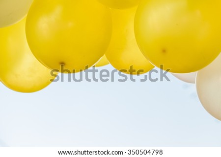 Colorful balloons decorated the event.