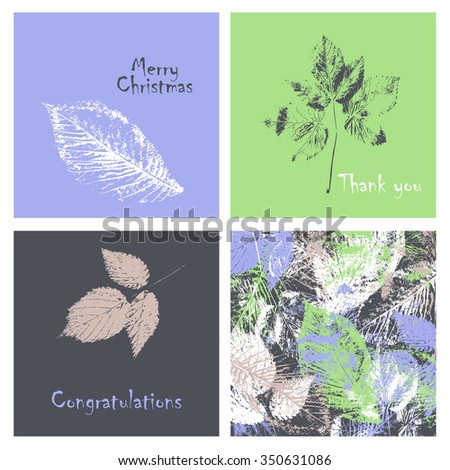 Collection of 3 greeting cards.