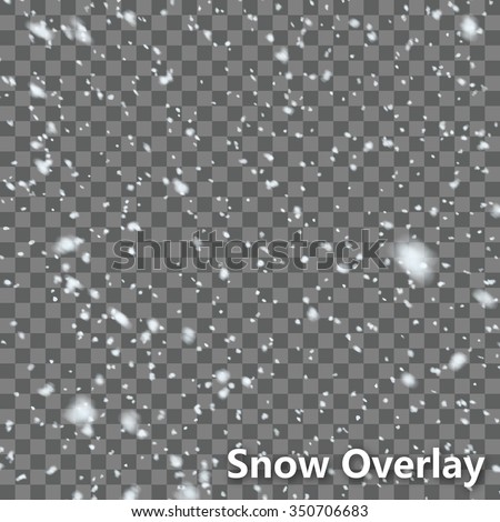 Isolated Falling Snow Auto Trace Effect | EPS10 Vector Royalty-Free Stock Photo #350706683