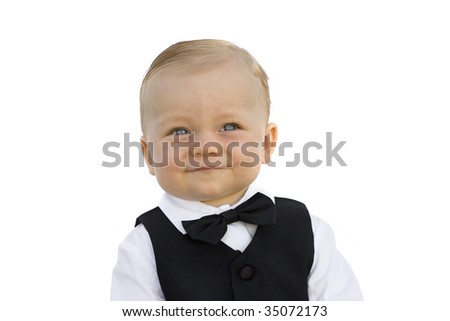 Little Boy in Tuxedo