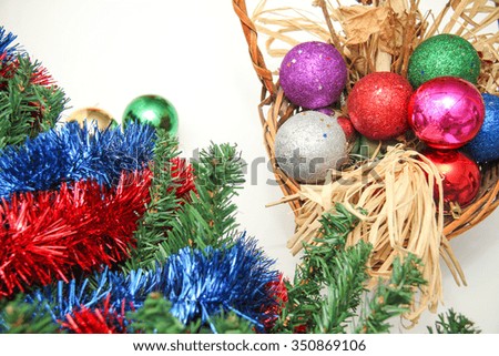 Photo of the Christmas decorations and gifts