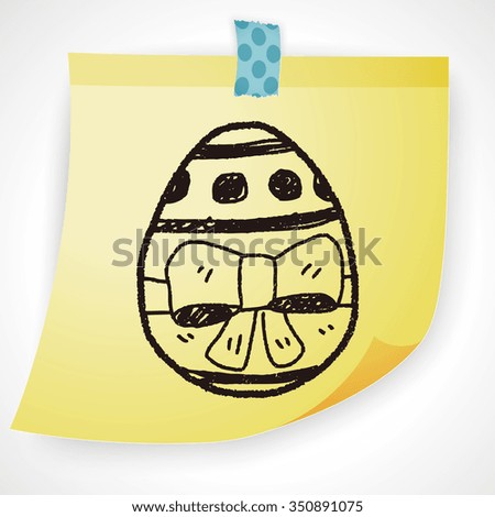 Easter egg doodle