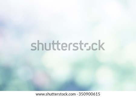 Spring or summer abstract nature. Over blur forest and sky and flower with De focused Bokeh textures background art.Ecology concept. Royalty-Free Stock Photo #350900615