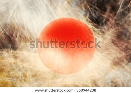 Abstract blur nature background with glare