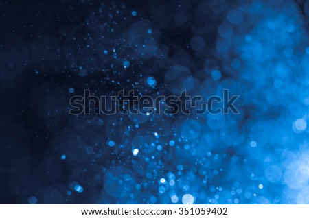 Abstract Blue bokeh background Royalty-Free Stock Photo #351059402